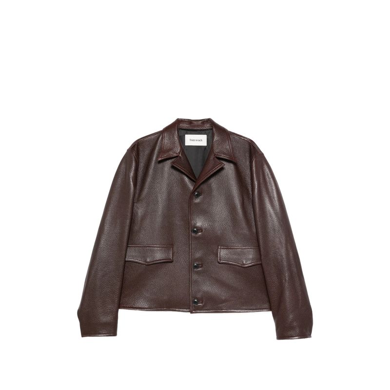 Tonywack Brown Jackets  Leather Jackets Men